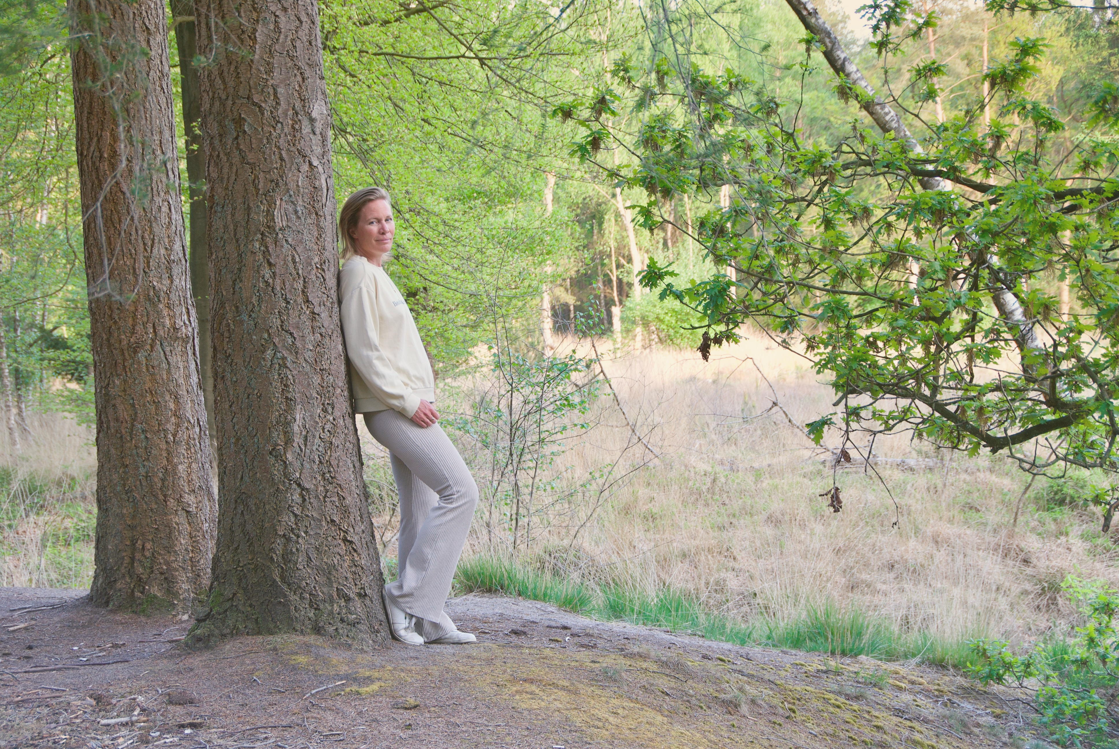 Isabel Brouwer in het bos